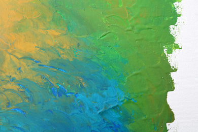 Abstract colorful artwork as background, closeup view