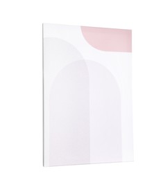 Photo of Beautiful abstract painting on white background. Element of interior decor