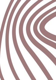 Illustration of Beautiful image with curly lines in shade of brown color