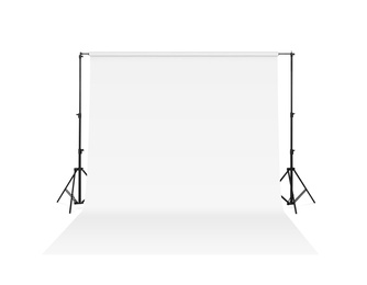 Modern photo background isolated on white. Professional studio equipment