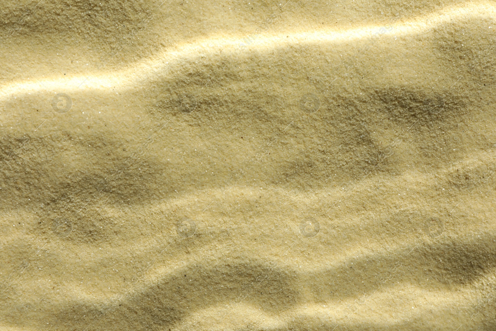 Photo of Sand under water as background, top view