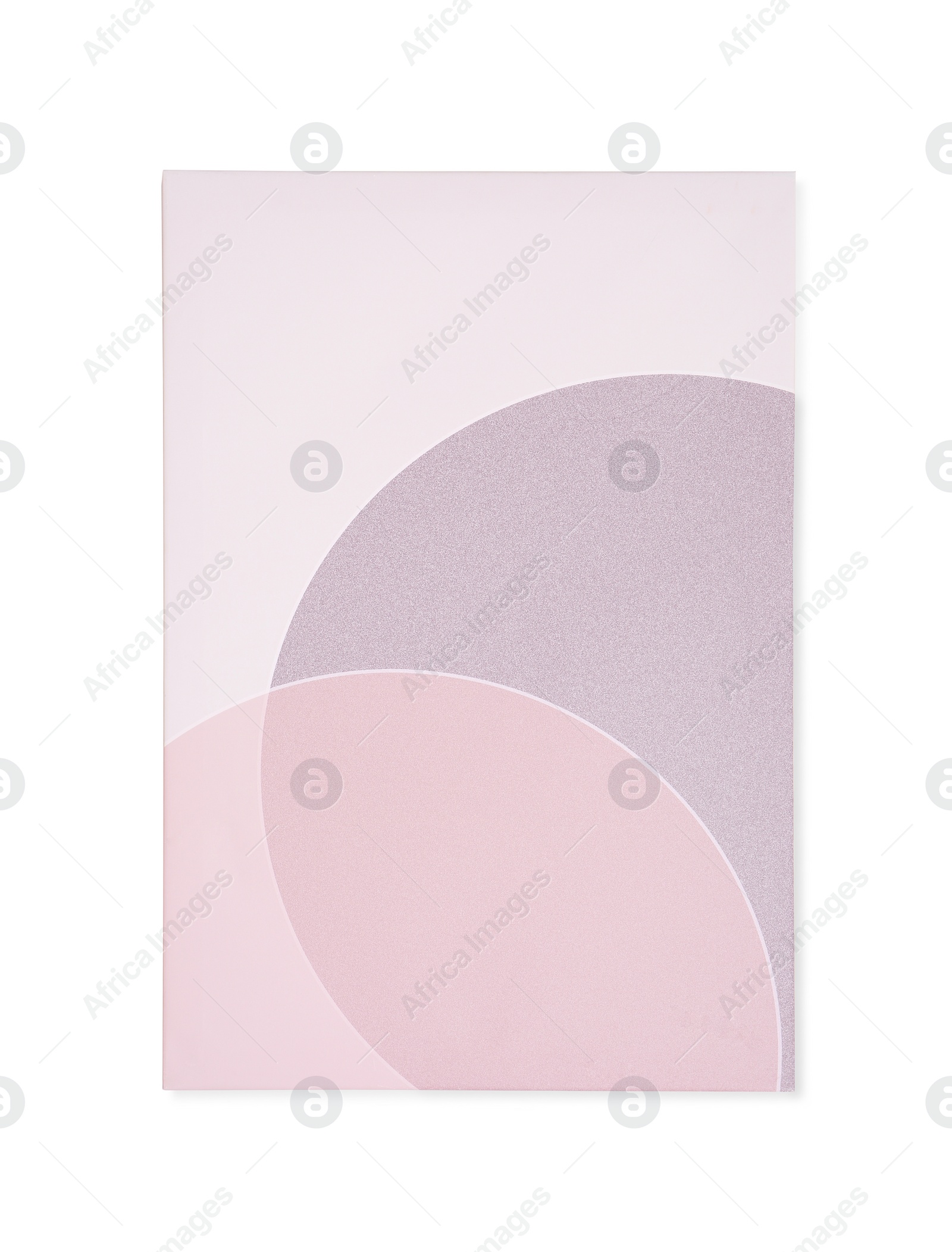 Photo of Beautiful abstract canvas painting isolated on white