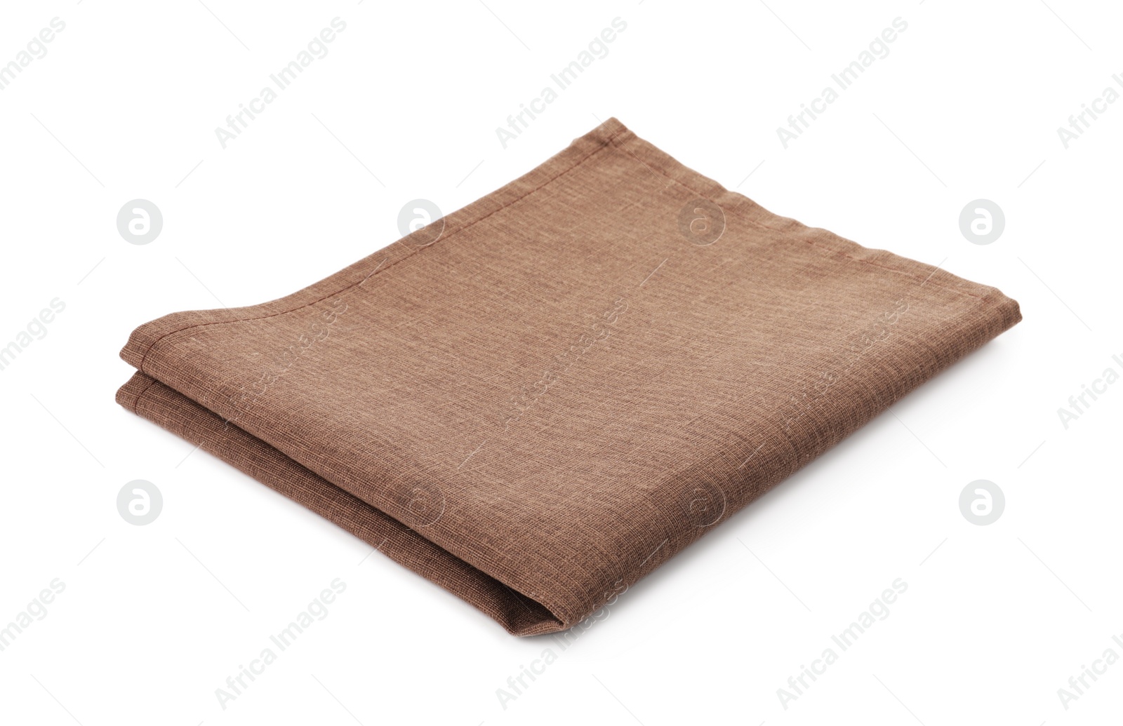 Photo of Fabric napkin for table setting on white background