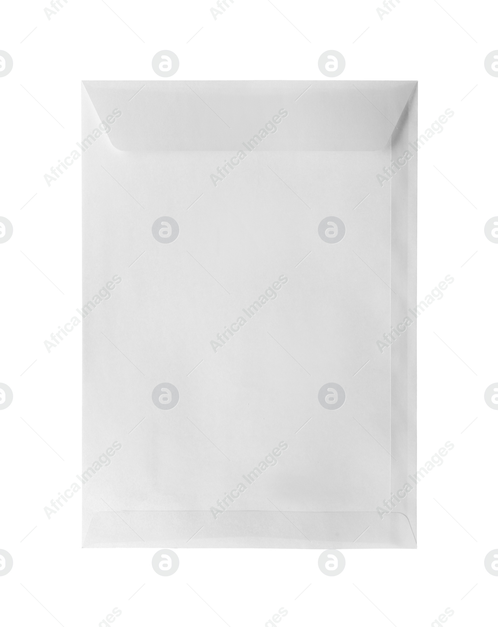 Photo of Paper envelope isolated on white. Mail service