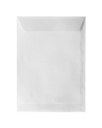 Photo of Paper envelope isolated on white. Mail service