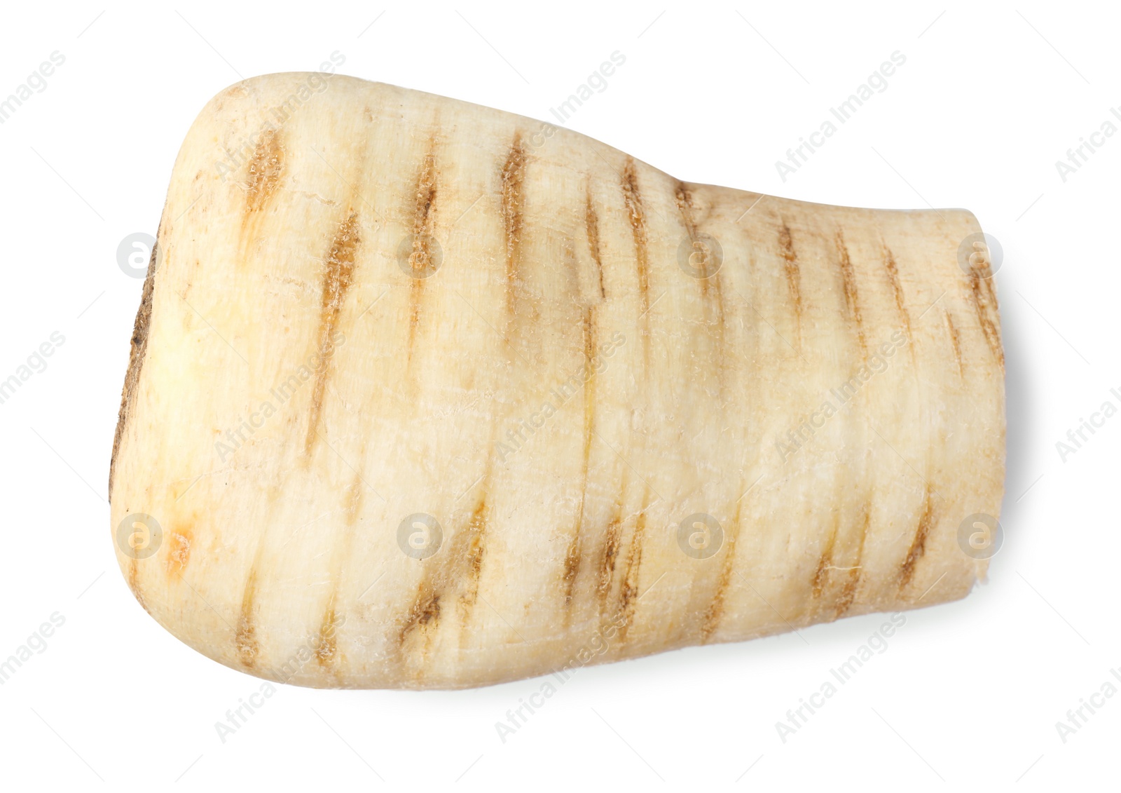 Photo of Tasty fresh ripe parsnip isolated on white