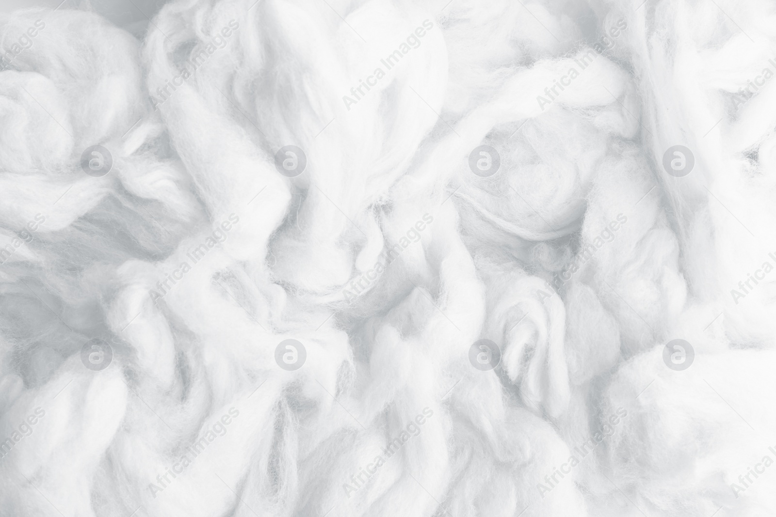 Image of Soft white wool texture as background, closeup