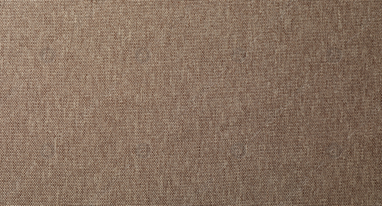 Photo of Texture of brown fabric as background, top view