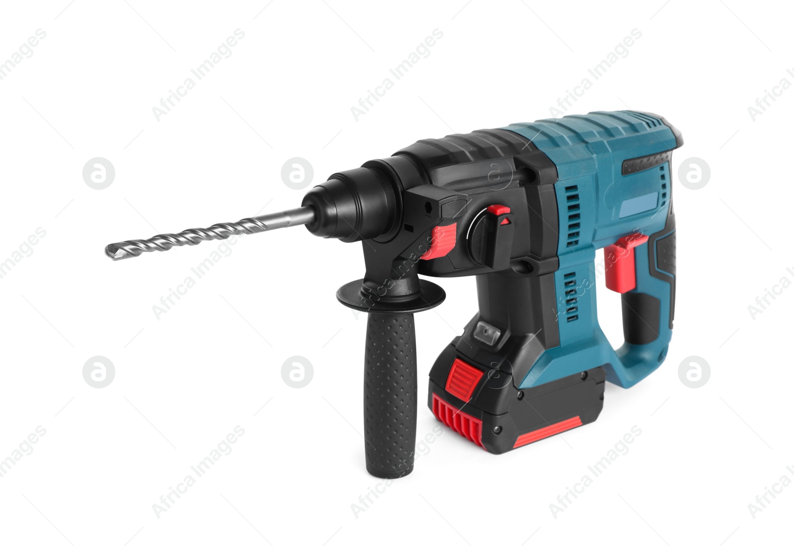 Photo of Modern electric power drill isolated on white