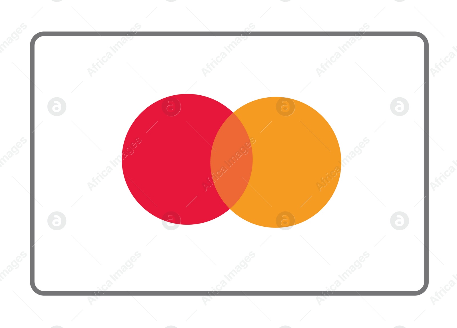 Illustration of MYKOLAIV, UKRAINE - JANUARY 18, 2021: Logotype of Mastercard payment system on white background, illustration