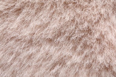 Photo of Texture of faux fur as background, closeup