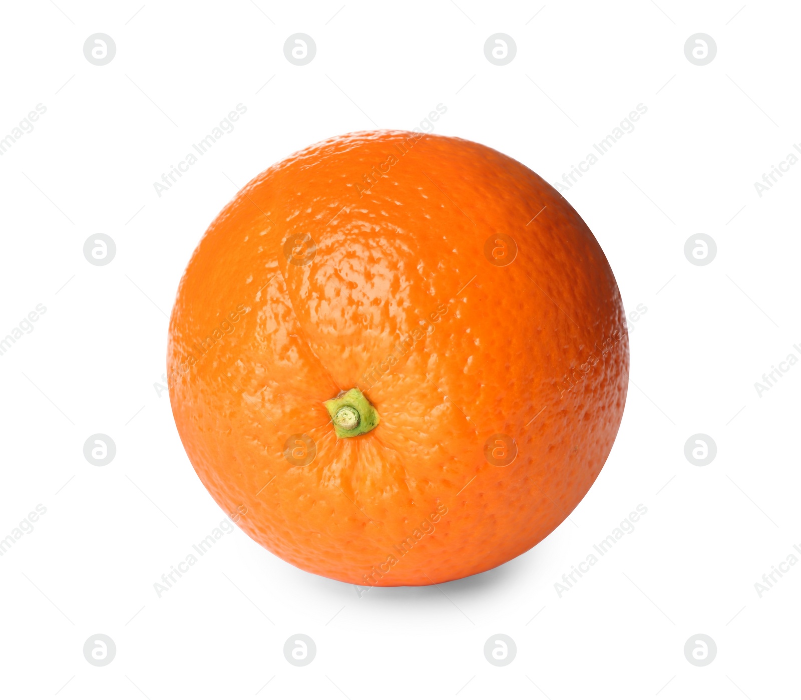 Photo of Delicious fresh ripe orange isolated on white