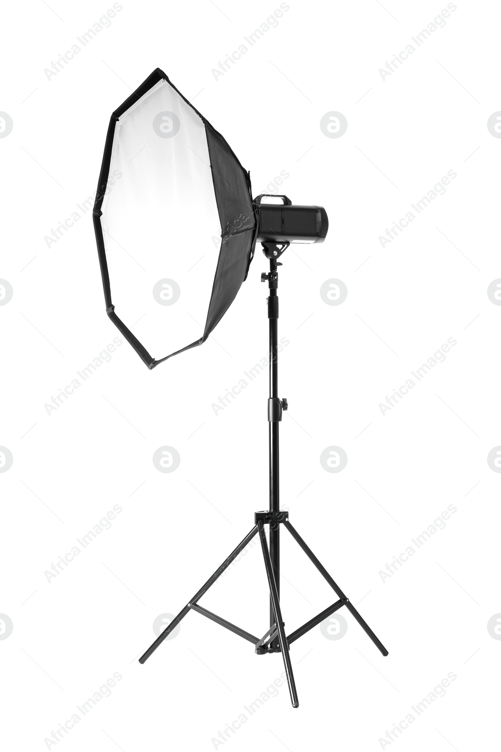 Photo of Studio lighting on white background. Food photography