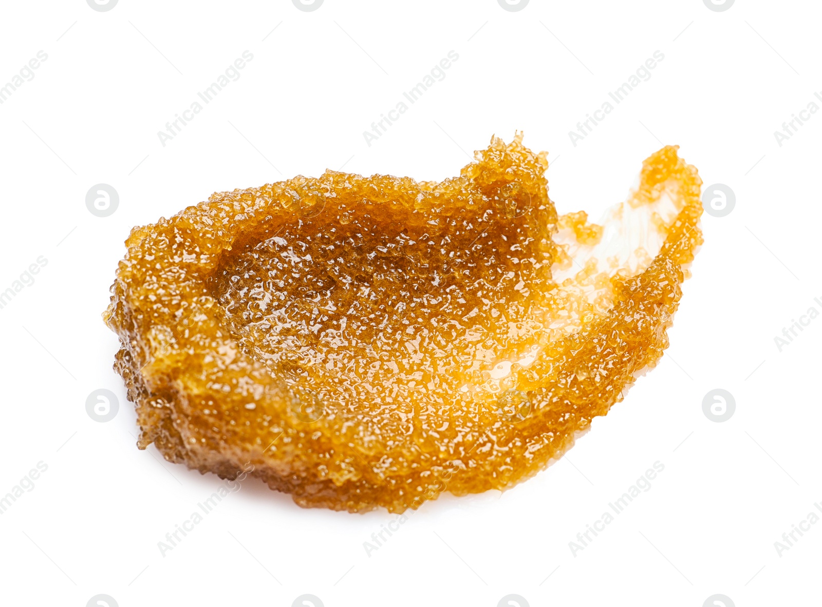 Photo of Sample of natural scrub on white background