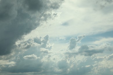 Photo of Beautiful view of sky with fluffy clouds