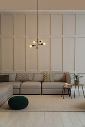 Photo of Stylish living room interior with comfortable furniture