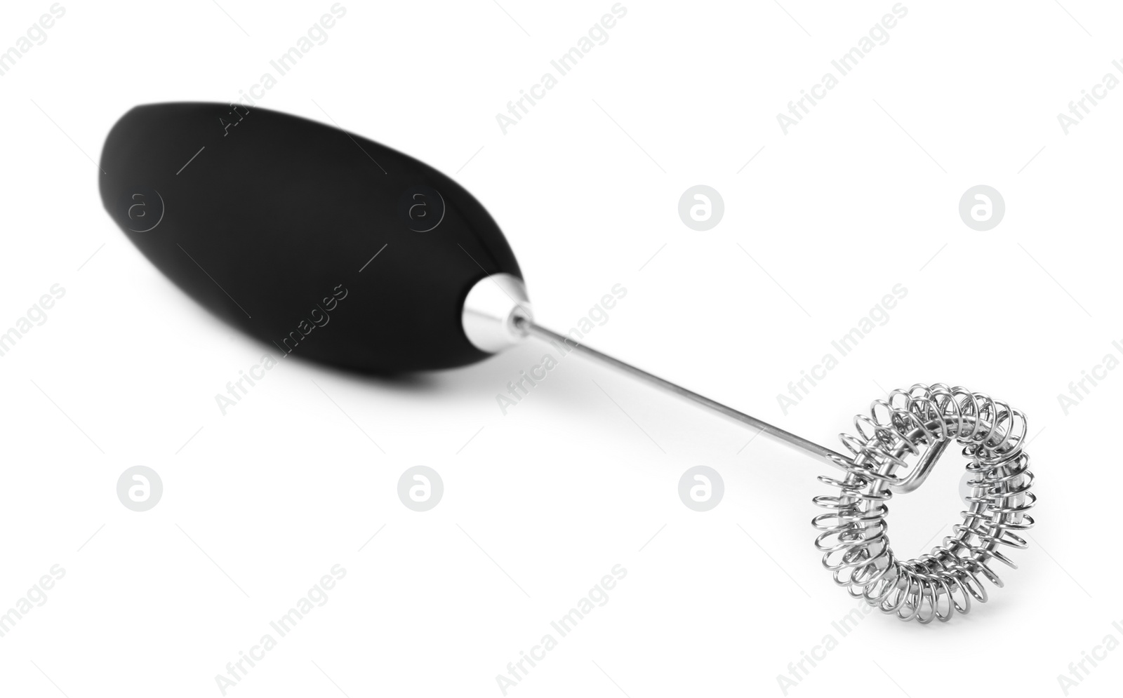 Photo of One milk frother wand isolated on white