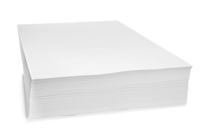 Photo of Stack of paper sheets isolated on white