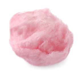 Photo of One sweet cotton candy isolated on white