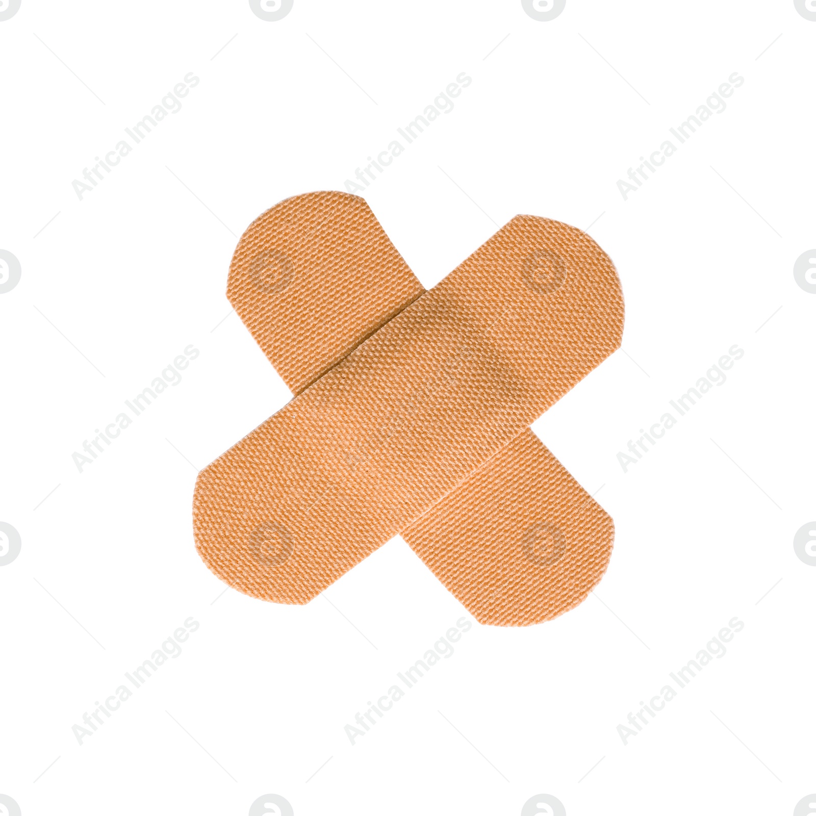 Medical sticking plasters isolated on white. First aid item Photo of Medical sticking plasters isolated on white. First aid item