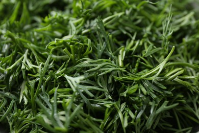 Fresh cut dill as background, closeup view