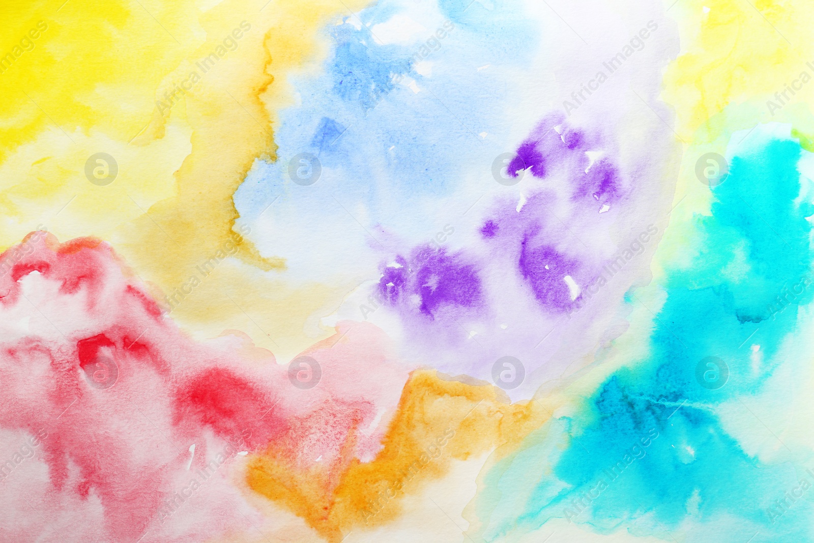 Photo of Abstract colorful background, closeup. Painted sheet of paper