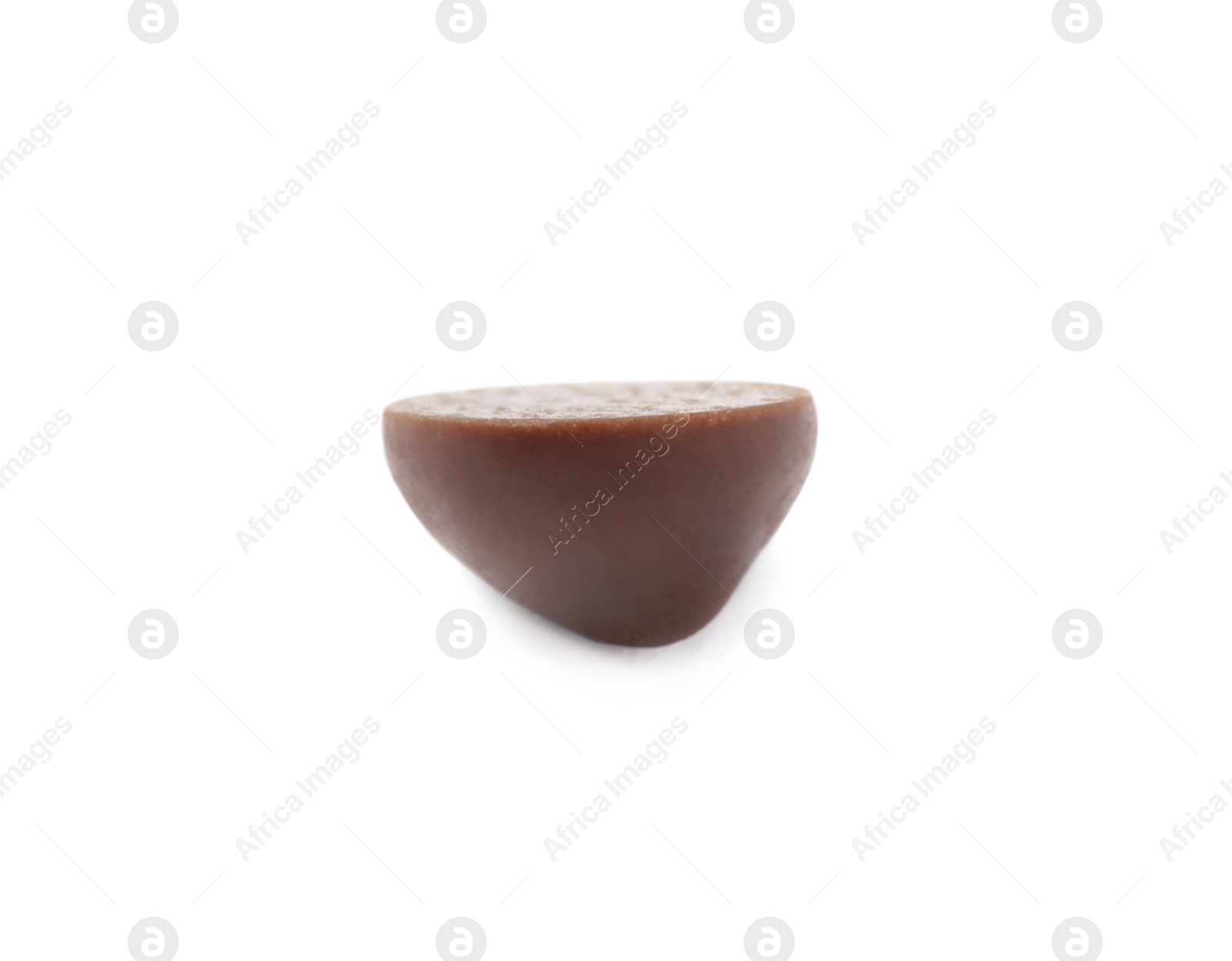 Photo of Delicious chocolate chip on white background