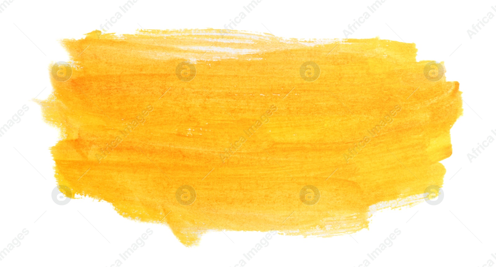 Photo of Paint stroke drawn with brush on white background