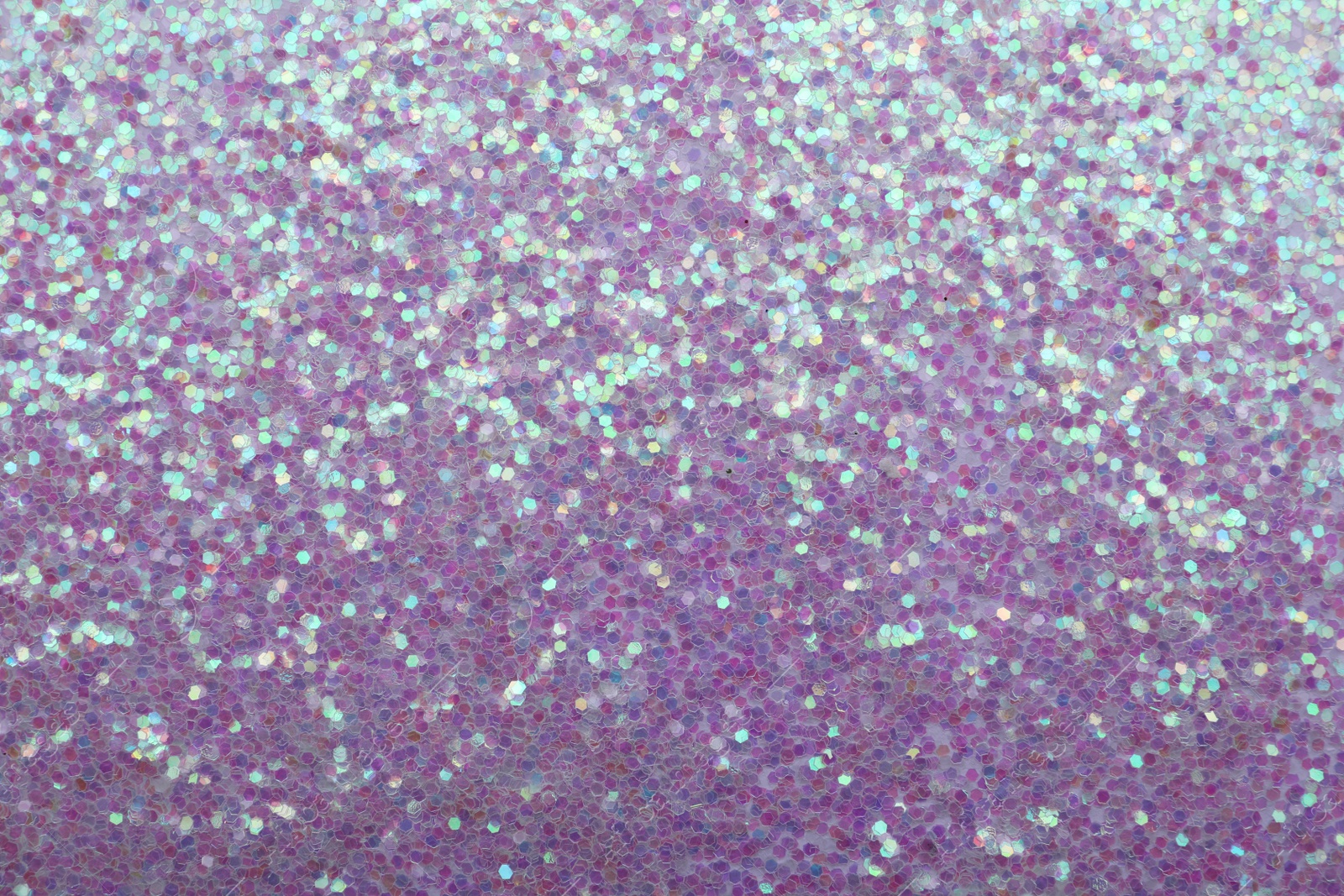 Photo of Beautiful shiny lilac glitter as background, closeup