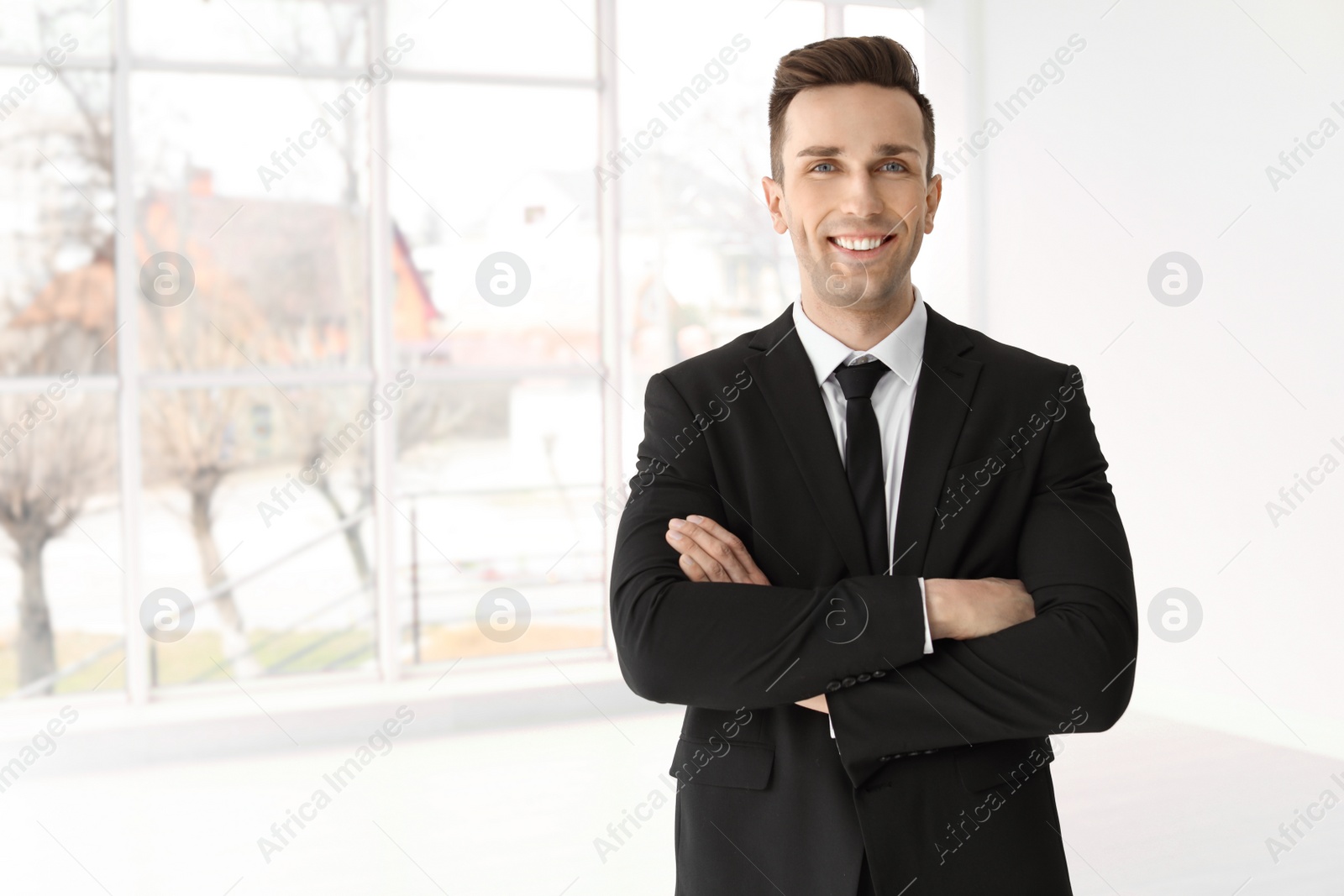 Photo of Male real estate agent indoors