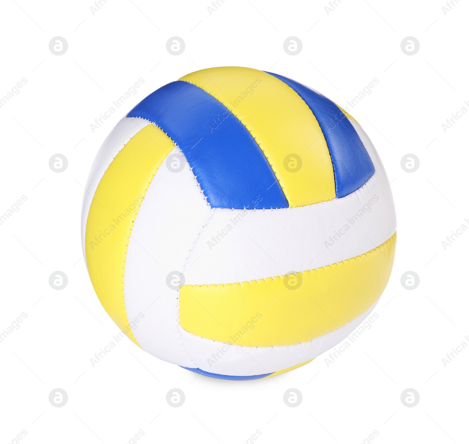 Photo of One volleyball ball isolated on white. Sport equipment