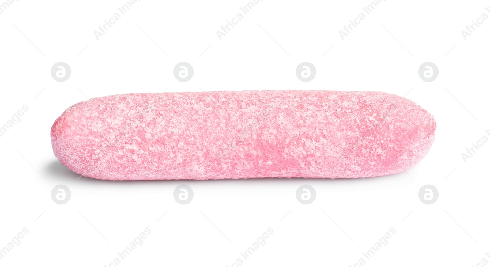 Photo of One tasty bubble gum isolated on white