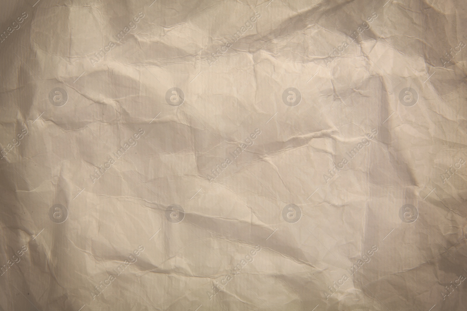 Image of Crumpled old paper as background. Texture of parchment