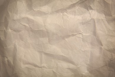 Image of Crumpled old paper as background. Texture of parchment