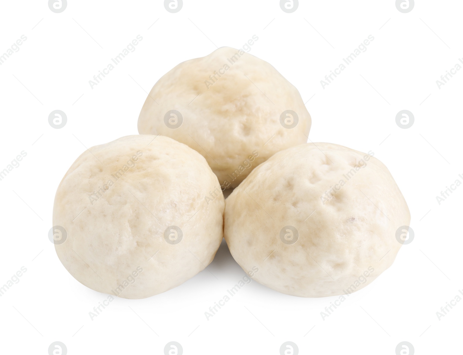 Photo of Delicious chinese steamed buns isolated on white