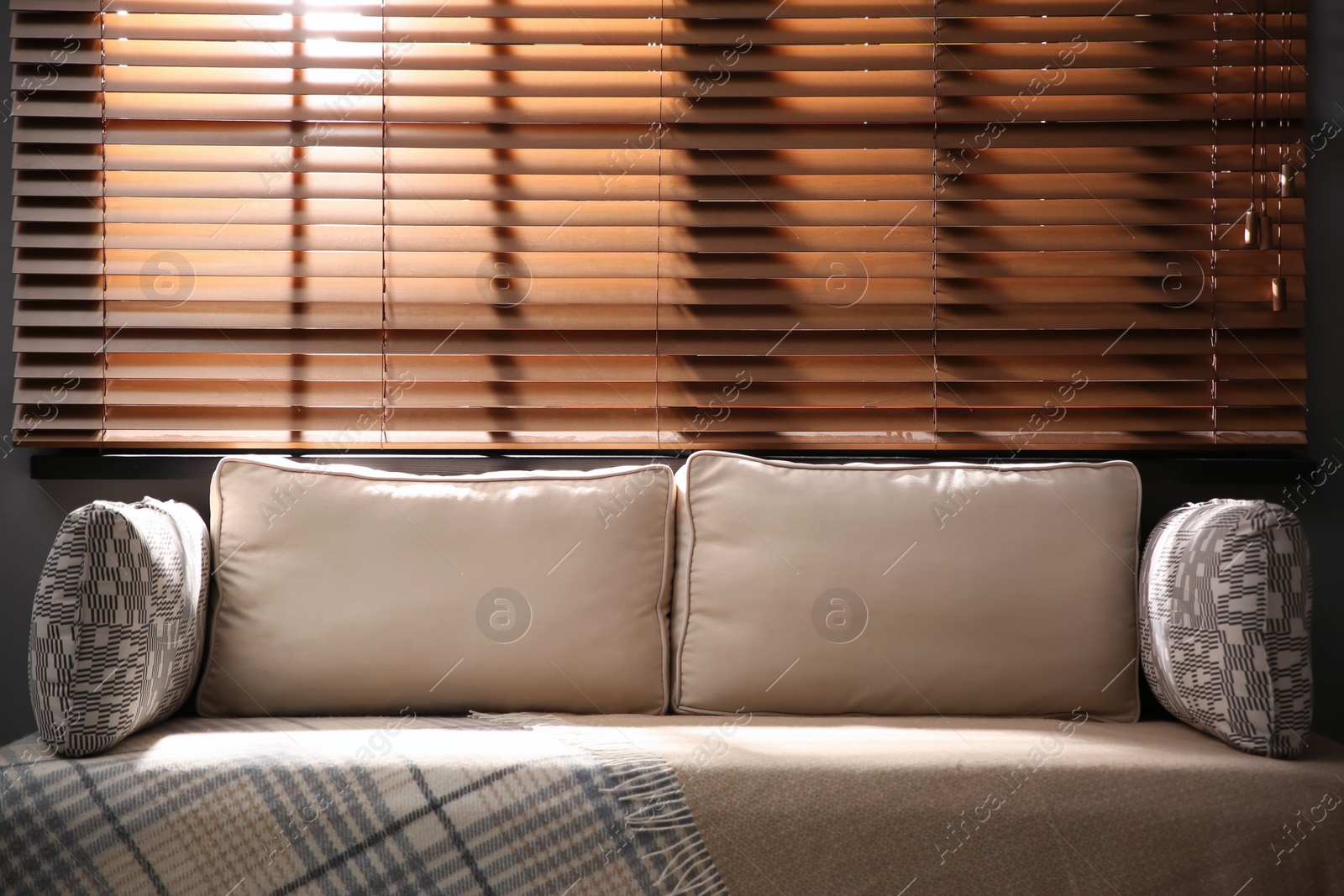 Photo of Comfortable place for relax near window at home