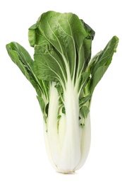 Photo of Fresh green bok choy cabbage isolated on white