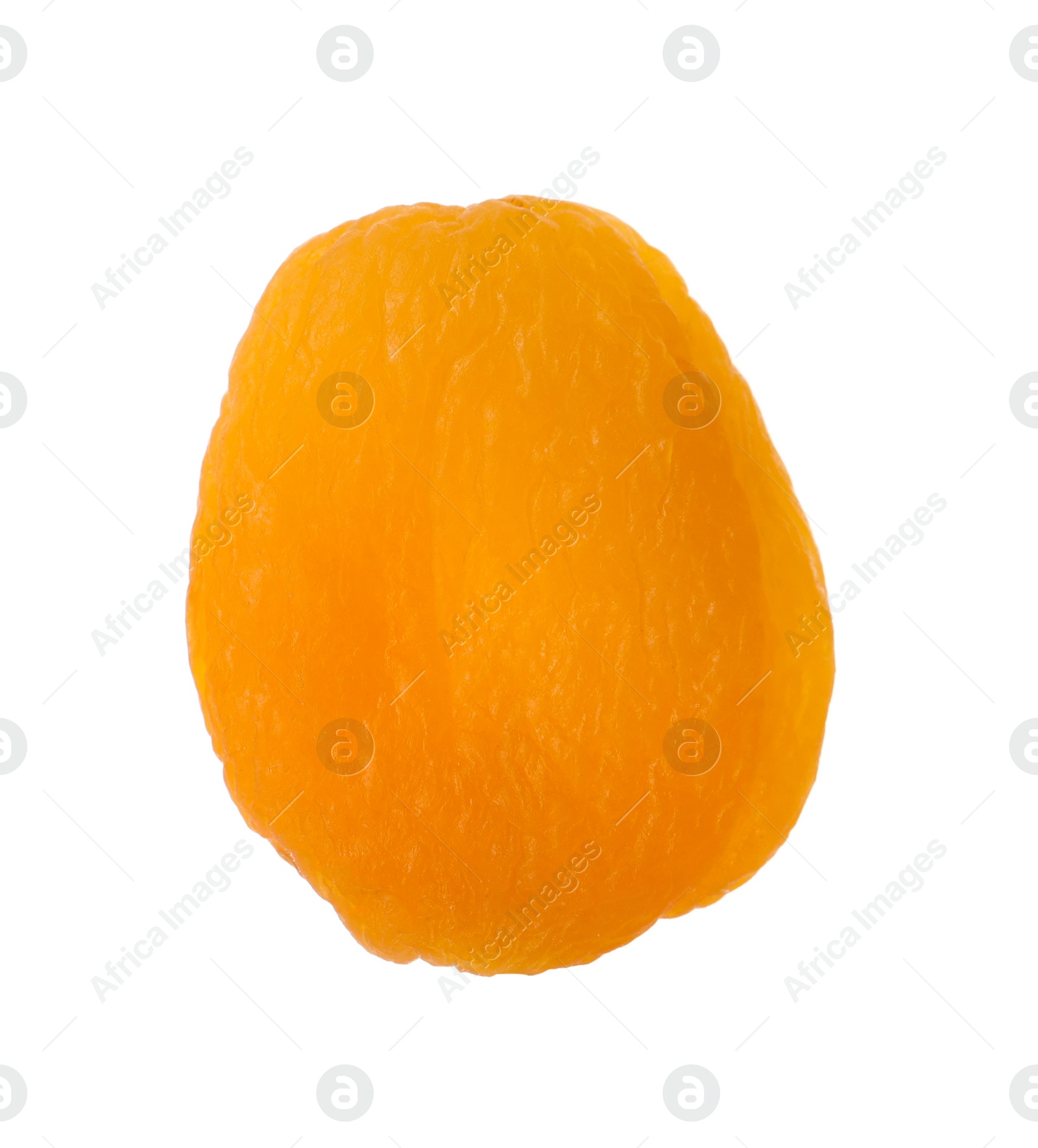 Photo of Tasty apricot isolated on white. Dried fruit