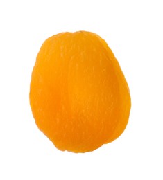 Photo of Tasty apricot isolated on white. Dried fruit