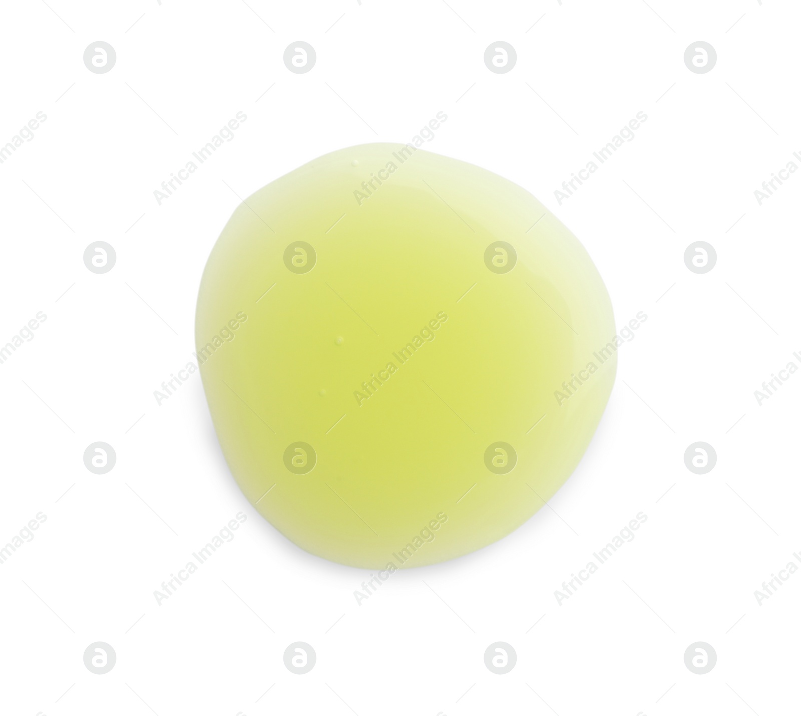 Photo of Sample of cosmetic gel isolated on white