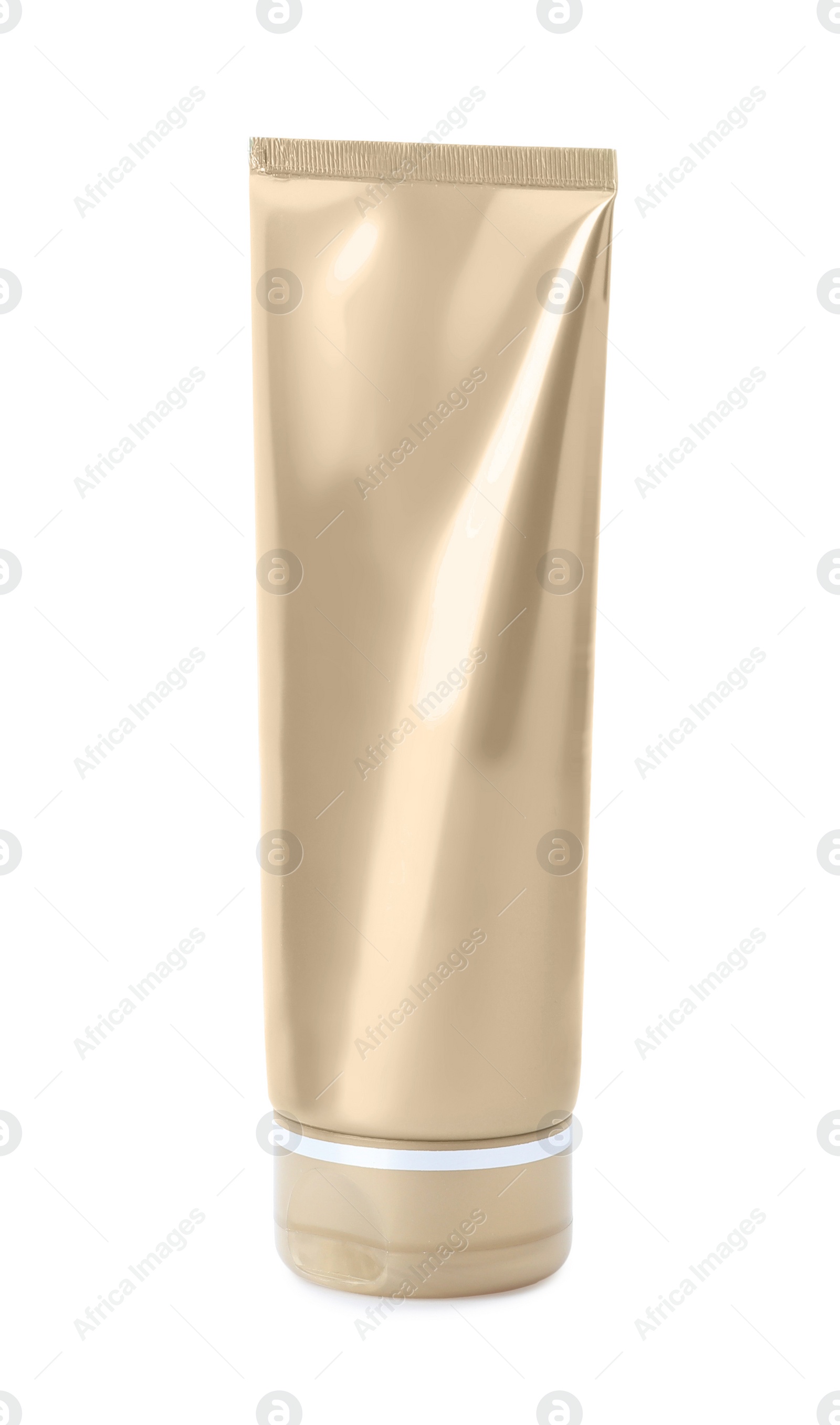 Photo of Tube of cosmetic product isolated on white