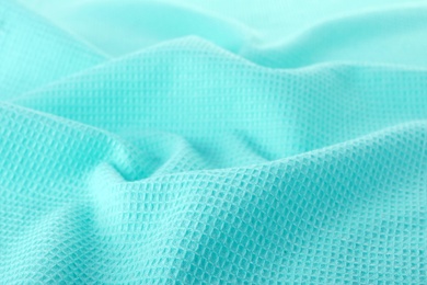 Texture of textile table napkin, closeup view