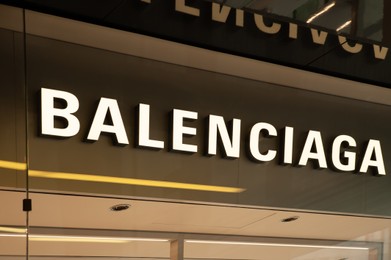 Photo of Warshaw, Poland - May 14, 2022: Balenciaga fashion store in shopping mall
