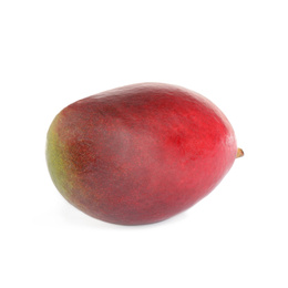 Photo of Delicious ripe juicy mango isolated on white