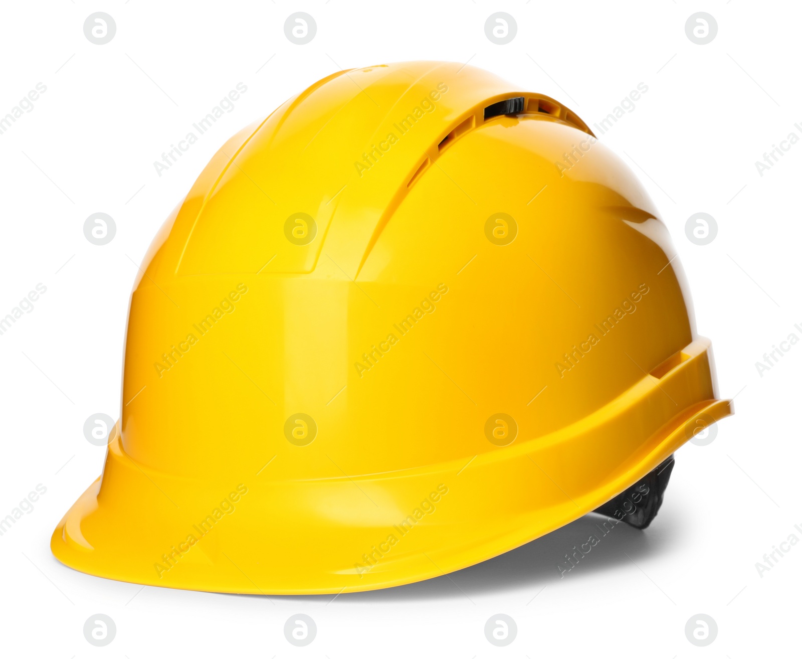 Photo of Safety hardhat isolated on white. Construction tool