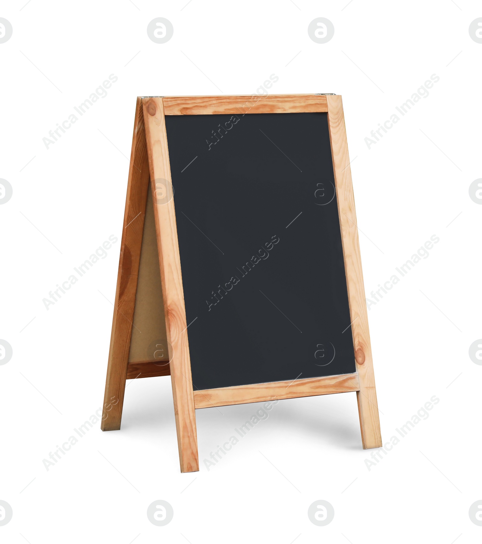 Image of Blank advertising board isolated on white. Space for design