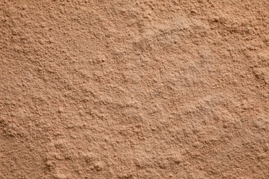 Loose face powder as background, top view