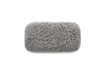 Pumice stone isolated on white, top view. Pedicure tool