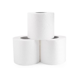 Photo of Rolls of toilet paper isolated on white