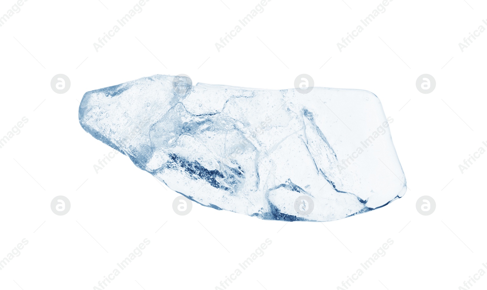 Photo of Piece of clear ice isolated on white